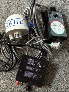 C.A.R.D. Marine Radar Set Up w/Radio Shack 110 AC Adapter & Cables